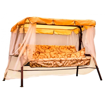 Качели садовые 3-х местные Варна тафтинг, 231х126х147,8 см купить в отделе магазина Экономстрой