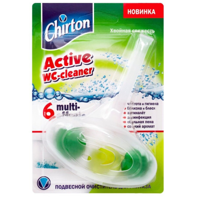 Подвесной очиститель для унитаза Чиртон, хвойная свежесть (шарики), 45 г купить в отделе магазина Экономстрой