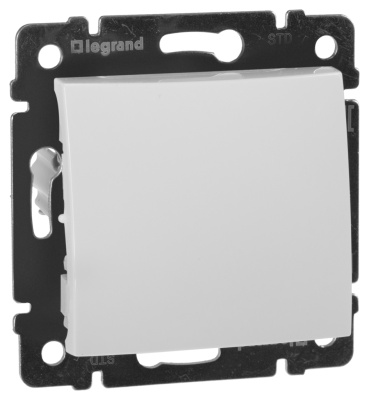 Выключатель 1 клавишный, белый VALENA (индивидуальная упаковка) (694260) купить в отделе магазина Экономстрой