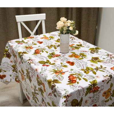 Клеенка Mirror, ПВХ, на нетканной основе, 140 см, Ягоды купить в отделе магазина Экономстрой