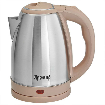 Чайник электрический Яромир ЯР-1063, нержавеющая сталь, 1500 Вт, 1,8 л