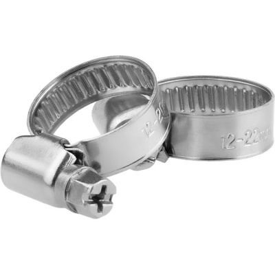 Хомут обжимной 9 мм MasterProf из нержавеющей стали 12-20 мм (2 шт) купить в отделе магазина Экономстрой