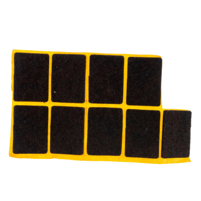 Самоклеящиеся фетровые пункты, темный, 25х35 мм, 9 шт купить в отделе магазина Экономстрой