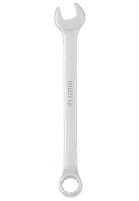 Ключ комбинированный 27 мм, MATRIX, СrV, матовое покрытие 15120 купить в отделе магазина Экономстрой