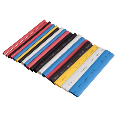 Набор термоусадочных трубок Rexant №2, Авто Plus, 10 см, 20 шт купить в отделе магазина Экономстрой