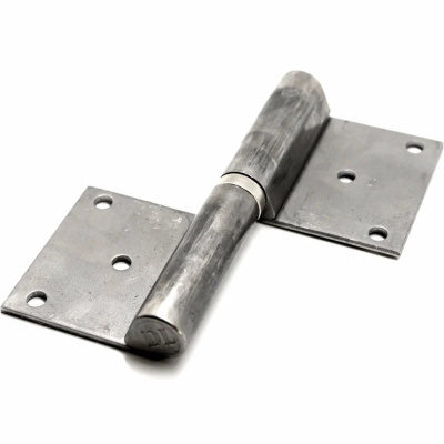 Петля гаражная на площадке, под крепеж, левая, 140х20х47 мм купить в отделе магазина Экономстрой