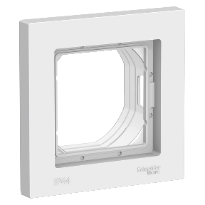 Рамка AQUA 1 пост, влагозащищенная, белый IP44 Atlas ATN440101