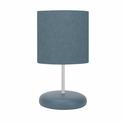 Светильник настольный Leek с абажуром LE TL HELEN 02 PLAIN BLUE (Синий, E14), 60 Вт купить в отделе магазина Экономстрой