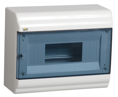 Бокс навесной IEK Prime ЩРН-П-9 (IP41), 9 модулей, пластиковый, прозрачная дверь купить в отделе магазина Экономстрой