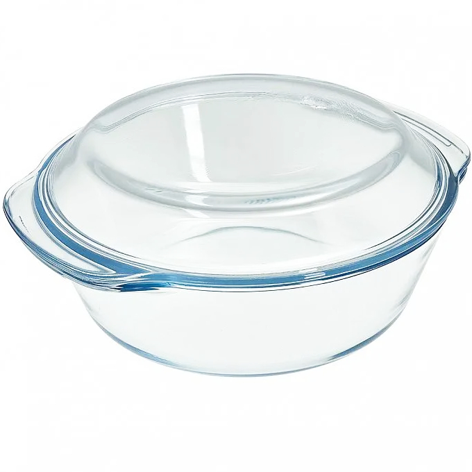 Круглая кастрюля Забава РК-522/2 с крышкой из жаропрочного стекла, 26х23,2х10,5 см, 2 л купить в отделе Кастрюли, ковши, кокотницы магазина Экономстрой