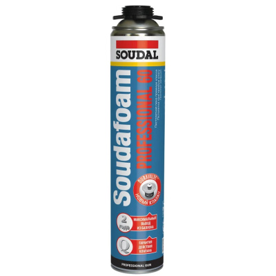 Пена монтажная профи Soudal, Soudafoam, всесезонная, 750 мл купить в отделе магазина Экономстрой