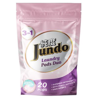 Капсулы для стирки белья Jundo, универсальный, "Laundry pods DUO", 20 шт купить в отделе магазина Экономстрой
