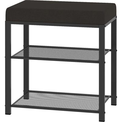 Банкетка "Торонто 13S" цвет каркаса графит, цвет сиденья серый, БТ13СГрС купить в отделе магазина Экономстрой