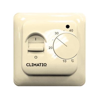 Терморегулятор Climatiq BT, базовый, механический, слоновая кость купить в отделе магазина Экономстрой