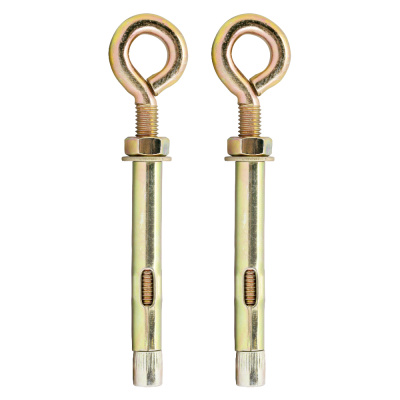 Анкерный болт с кольцом, желтый цинк, 10x60 мм (2 шт) купить в отделе магазина Экономстрой