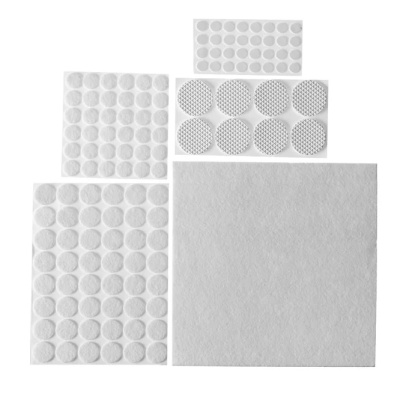 Набор самоклеящихся накладок на мебельные ножки Stayer Comfor, белые (125 шт)