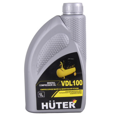 Масло компрессорное минеральное Huter, VDL 100, 1 л купить в отделе магазина Экономстрой