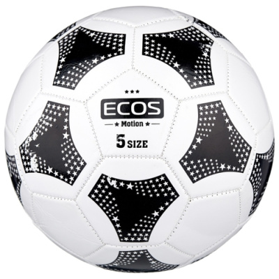 Мяч футбольный Ecos MOTION FB139P, ПВХ, размер №5, черно-белый купить в отделе магазина Экономстрой