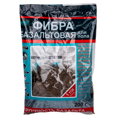 Базальтовая фибра Cemmix Fibra R, 200 г купить в отделе магазина Экономстрой