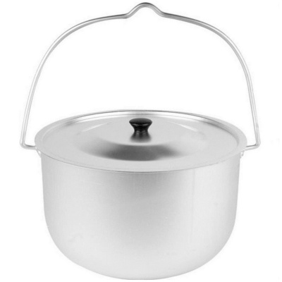 Котелок цилиндрический, алюминиевый, туристический, 4,5 л купить в отделе магазина Экономстрой