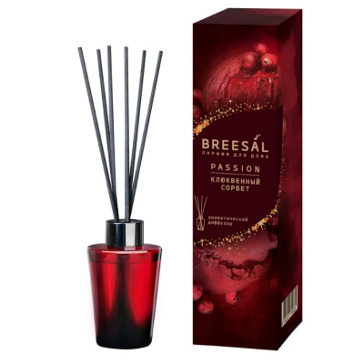 Диффузор ароматический Breesal Passion, Клюквенный сорбет, 70 мл купить в отделе магазина Экономстрой