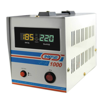 Cтабилизатор напряжения с цифровым дисплеем Энергия АСН-1000, 1 кВт купить в отделе магазина Экономстрой