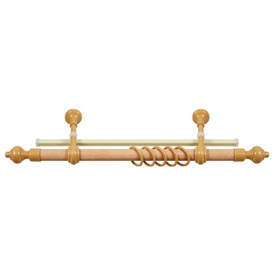 Карниз Legrand Кантри 2-рядный металлопластиковый, 1,6 м, бук