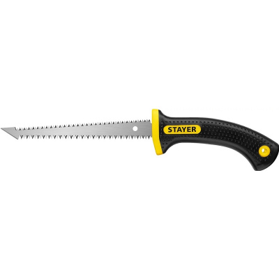 Ножовка по гипсокартону Stayer, Cobra Double-8, 150 мм купить в отделе магазина Экономстрой
