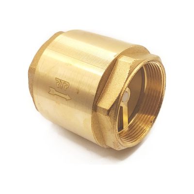 Клапан обратный RTP пластик, внутренняя/внутренняя резьба, 1/2", желтый купить в отделе магазина Экономстрой