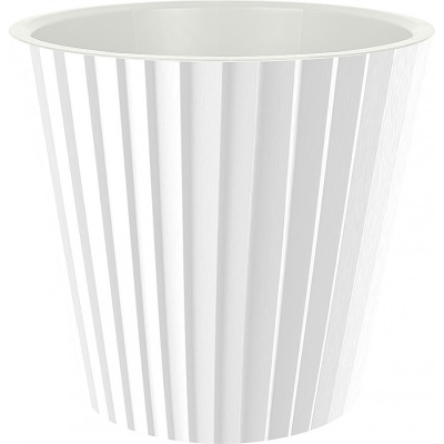 Горшок для цветов InGreen Sand c дренажной вставкой, D280 мм, 10,5 л, белый купить в отделе магазина Экономстрой