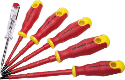 Набор отверток диэлектрических, 6 предметов, STAYER ″PROFI″ ″ELECTRO″ 25145-H6_z01 купить в отделе магазина Экономстрой
