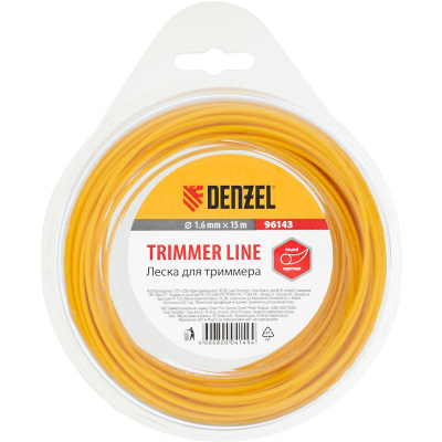 Леска для триммера (1,6 мм; 15 м; круглая) Denzel 96143 купить в отделе магазина Экономстрой