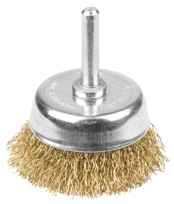 Щетка чашечная для дрели (63 мм), со шпилькой, стальная проволока, Stayer 35117-063 купить в отделе магазина Экономстрой