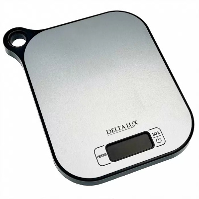 Весы настольные электронные Delta, нержавеющая сталь, с петелькой для подвешивания, 5 кг купить в отделе магазина Экономстрой