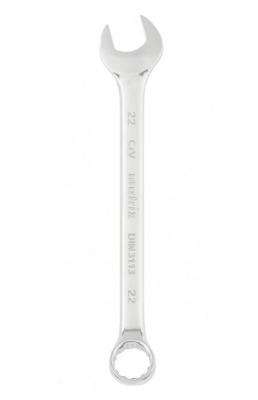 Ключ комбинированный, 22 мм, CrV, полированный хром, Matrix 15166 купить в отделе магазина Экономстрой
