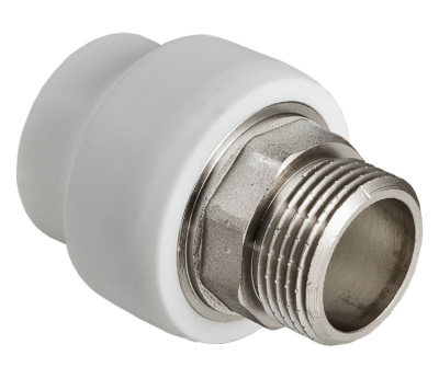 Соединитель PP-R под ключ с переходом на наружную резьбу, Valtec VTp.707.0.05008, 50х1 1/2" купить в отделе магазина Экономстрой