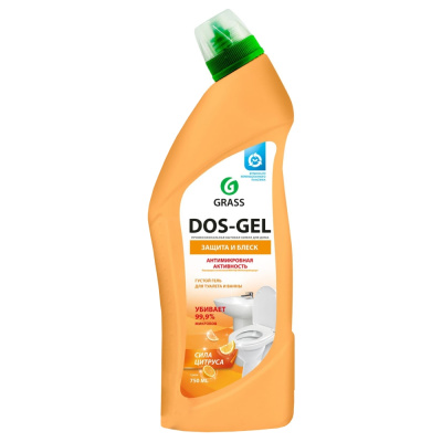Универсальный чистящий гель Grass "Dos Gel", Сила цитрусов, 750 мл купить в отделе магазина Экономстрой