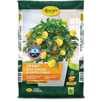 Грунт для лимона и цитрусовых Фаско, 5 л купить в отделе магазина Экономстрой