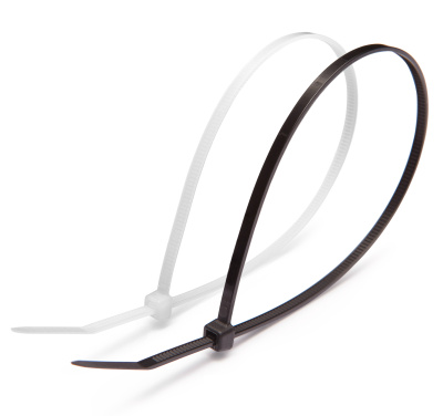 Стяжка нейлоновая Fortisflex КСС 3х200, черная (арт. 49409, упаковка - 100 шт) купить в отделе магазина Экономстрой