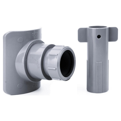 Врезка (адаптер) в канализационную трубу RTP (РосТурПласт), abs, 110x50 мм, серый купить в отделе магазина Экономстрой