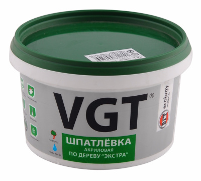Шпатлевка ВГТ Экстра по дереву белая 1 кг 1029 купить в отделе магазина Экономстрой