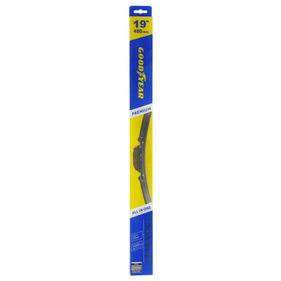 Щетка стеклоочистителя бескаркасная Goodyear Premium, 19&quot;/48 см (8 переходников)