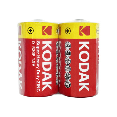 Батарейка солевая Kodak R20 Extra Heavy Duty / D, 1,5V (1 шт)