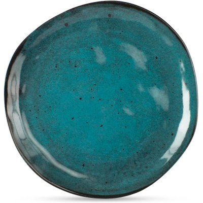 Тарелка десертная Stone, синий, 20 см