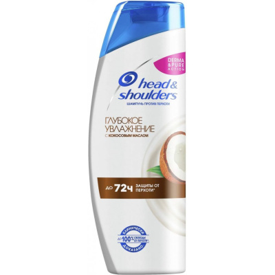 Шампунь Head & Shoulders Глубокое увлажнение с кокосовым маслом, 400 мл купить в отделе магазина Экономстрой