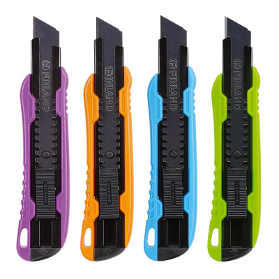 Нож строительный Finland, с лезвием, 18 мм купить в отделе магазина Экономстрой