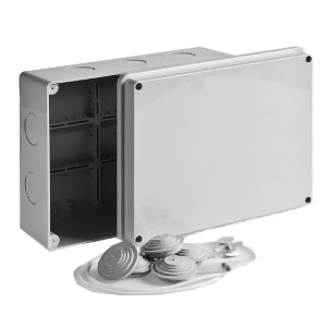 Коробка распаячная для открытой проводки Тусо RUVinil (IP55) 67066, 240х195х90 мм купить в отделе Коробки распаячные и установочные магазина Экономстрой