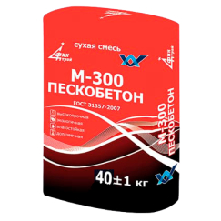 Сухая смесь Пескобетон М-300 ФинСтрой (ГОСТ), 40 кг купить в отделе магазина Экономстрой