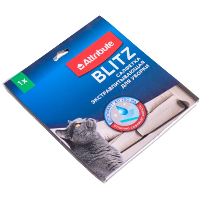 Салфетка экстравпитывающая BLITZ для уборки, 1 шт купить в отделе магазина Экономстрой