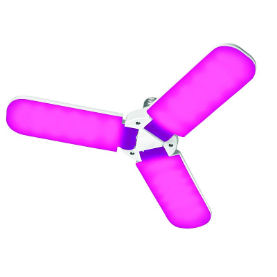 Лампа светодиодная лепестковая Uniel, для растений, LED-P65-24W/SPSB/E27/FR, 24 Вт купить в отделе магазина Экономстрой